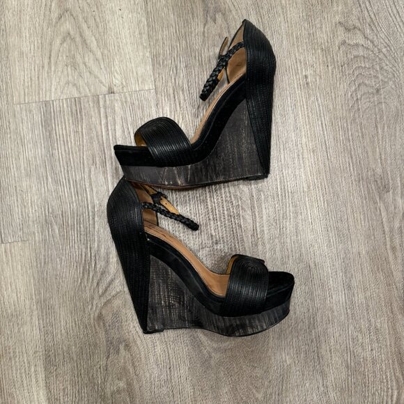 Badgley Mischka - Mark & James Platform Wedge Heels - Picture 8 of 8